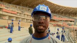 12 Haitians join team working on Mineirao football stadium ahead of World Cup News Clip