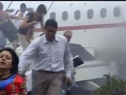 A jetliner originating from Los Angeles overshot a runway and raced onto a busy street in the Honduran capital Friday, killing the pilot, two passengers and a motorist on the ground News Clip