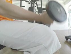 Exercise at Gym Stock Footage