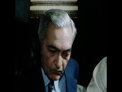 UPITN 25 10 78 EGYPTIAN PRIME MINISTER DESIGNATE MUSTAFA KHALIL PRESS CONFERENCE IN CAIRO Instructional Video