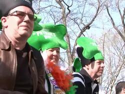 St. Patrick's Day Parade Stock Footage