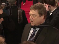 John Goodman at 'The Monuments Men' UK Film Premiere at National Gallery on February 11, 2014 in London, England. Stock Footage