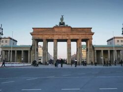Brandenburger Gate Stock Footage