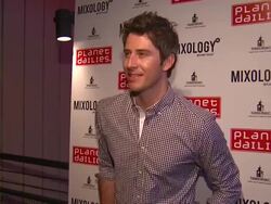 Arie from The Bachelorette at Joey Fatone And Kym Johnson Host After Party For Premiere Of Dancing With The Stars At Mixology 101 on 9/24/12 in Los Angeles, CA. Stock Footage