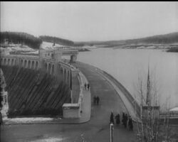 BELGIUM'S GIGANTIC DAM COMPLETED News Clip