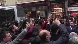 CLEAN : Protest outside Dutch consulate in Istanbul after FM ban News Clip
