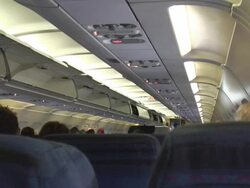 Before takeoff - multi-format interlaced Stock Footage