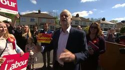 Jeremy Corbyn Speaks to Labour Supporters in Warrington News Clip