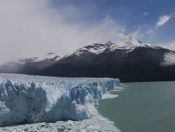 T/L, MS, Perito Moreno Glacier, Argentina Stock Footage