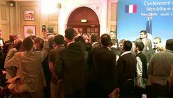 CLEAN : French president arrives News Clip