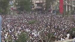 CLEAN : Pakistan tensions high at Islamist assassins funeral News Clip