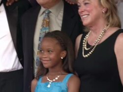 Lucy Alibar, Michael Gottwald & Michael Raisler at Fox Searchlight Pictures And Cinereach Present 'Beasts Of The Southern Wild' Premiere & Party, New Orleans, Louisiana, 06/25/12. Stock Footage