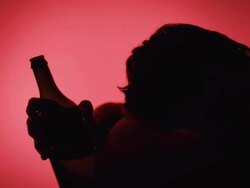 HD: Depression and Alcohol Stock Footage