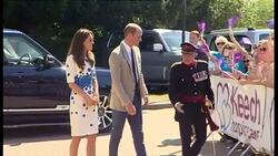 Prince William and Duchess of Cambridge Visit Keech Hospice Care In Luton News Clip