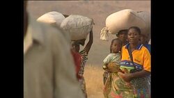 Angola Village & Refugees News Clip