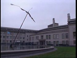 THE NETHERLANDS: BOSNIAN WAR CRIMES SUSPECTS ARRIVE FOR TRIAL (2) News Clip