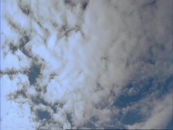 Timelapse clouds passing overhead Stock Footage