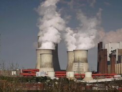 Coal Power Plant Stock Footage