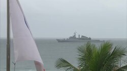 Rio Olympics flag & F45 Aircraft Carrier Sailing News Clip