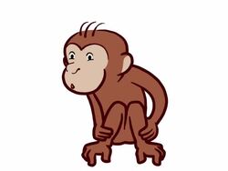 Monkey in the Audience Stock Footage