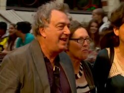 Tom Stoppard at Anna Karenina World Premiere Anna Karenina World Premiere at Odeon Leicester Square on September 04, 2012 in London, England (Footage by WireImage Video/Getty Images) Stock Footage