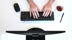 Entering Password Stock Footage