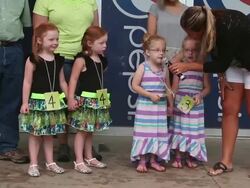 Crowds Flock To Iowa State Fair For A Taste Of Agricultural Bounty Stock Footage