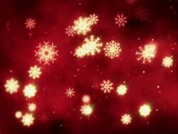 Snow flakes christmas background in Red Stock Footage