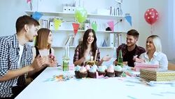 Song for birthday Stock Footage