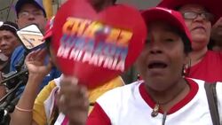 Procession of the late President Hugo Chavez's coffin News Clip