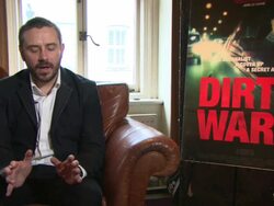 INTERVIEW - Jeremy Scahill on the propaganda of war at 'Dirty Wars' Interview at on November 27, 2013 in London, England. Stock Footage