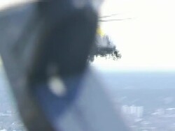 Police Helicopter Aerials News Clip