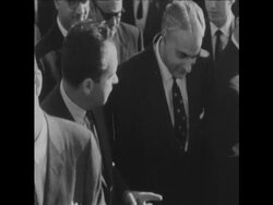 CAN144 FORMER US VICE PRESIDENT NIXON VISITS LEBANON News Clip