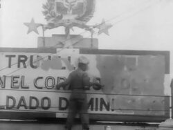 The Dominican Republic celebrates its freedom Stock Footage