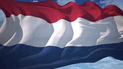 Netherlands Flag Stock Footage