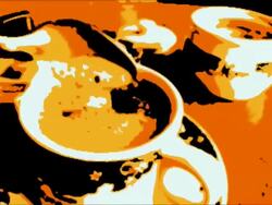 Stirring Hot Beverage Stock Footage