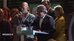 CLEAN : Catalan separatist leader Mas claims victory in regional vote News Clip