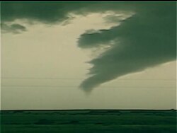 A brief tornado hit Valentine, Nebraska, this weekend. No one was hurt but the storm also produced hail more than an inch in diameter. News Clip