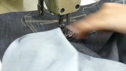 Close up on a sewing machine Stock Footage