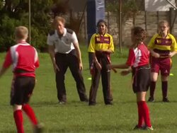 Prince Harry Attends Rugby Festival In Salford News Clip