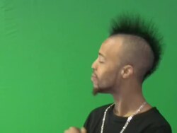 Young casual Male. African Descent. African-American. Stock Footage