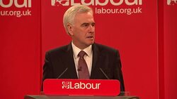 John McDonnell speech to Labour supporters News Clip
