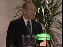 Summit meeting between President Mubarak and Ehud Olmert News Clip