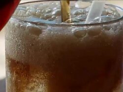 pouring soft drink Stock Footage