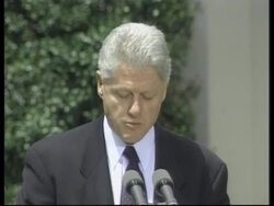 USA: PRESIDENT CLINTON KOSOVO CRISIS PRESS BRIEFING News Clip