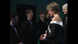 Princess Diana at the London Coliseum News Clip