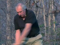 Alex Golf Drive - Medium Shot Stock Footage