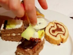 CU View of Egyptian sweet / Aswan, Egypt Stock Footage