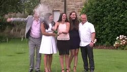Euro Millions Lottery winners spray champagne News Clip