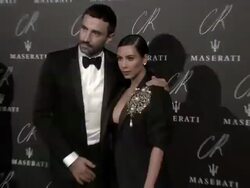 Kim Kardashian at CR Fashion Book Issue No.5 Launch Party by Carine Roitfeld and Stephen Gan Stock Footage